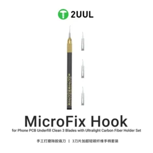 ست تیغ و دسته تیغ حرفه ای 2UUL DA12 MicroFix Hook