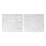 شابلون یونیورسال 2UUL BG02 Stencil AB