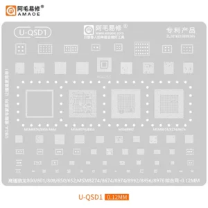 شابلون ای سی و سی پی یو کوالکام AMAOE سری U-QSD