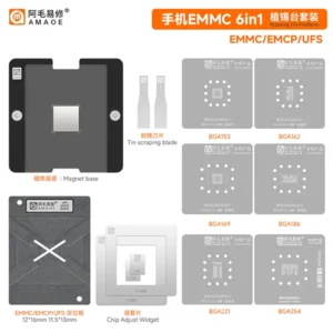 شابلون مگنتی هارد اندروید AMAOE EMMC 6 in 1